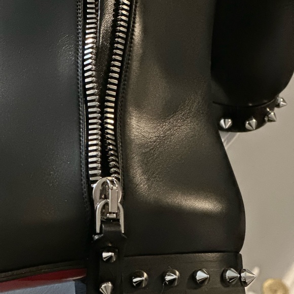 Christian Louboutin Roadirik Donna Leather Booties size 40 - Picture 6 of 9